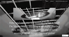 Desktop Screenshot of classicalguitarnstuff.com